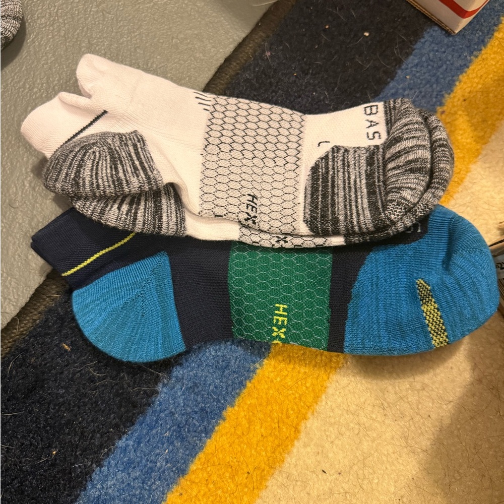 Men's Bombas Low-Cut Athletic Socks - White - one pair